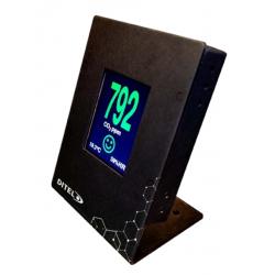Portable CO2, temperature and humidity meter